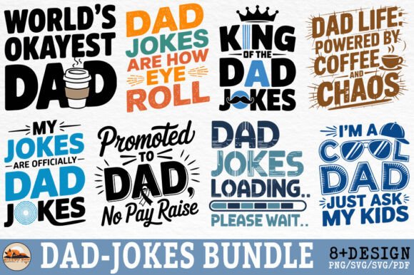 Dad Jokes-Dad Funny Trendy Design Bundle Review