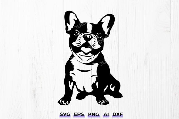 Fun Frenchie SVG for Crafts and Graphics