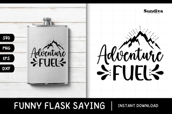 Funny Flask Quotes SVG for Crafts and Graphics