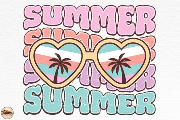 Retro Summer Unique Funny Design PNG SVG for Crafts and Graphics
