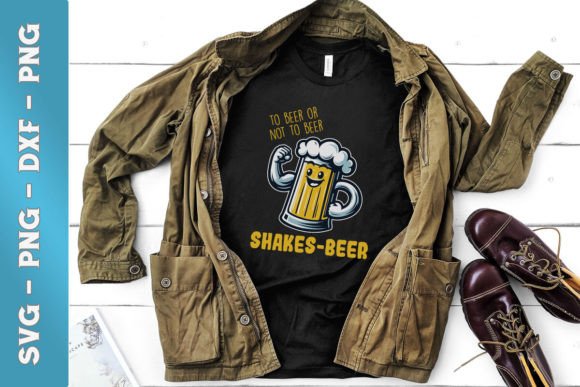 Shakes-beer Funny Shakespeare Beer SVG for Crafts and Graphics