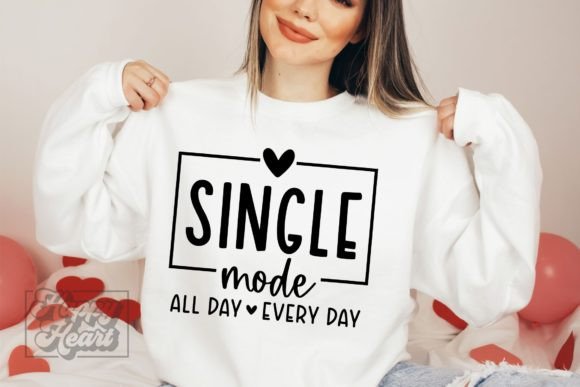 Single Mode SVG PNG - Funny Valentine Graphics for Crafts
