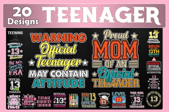 Teenager SVG Bundle for Crafts and Graphics