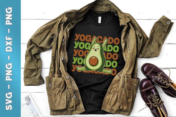Yogacado Funny Yoga Avocado SVG for Branding and Graphics